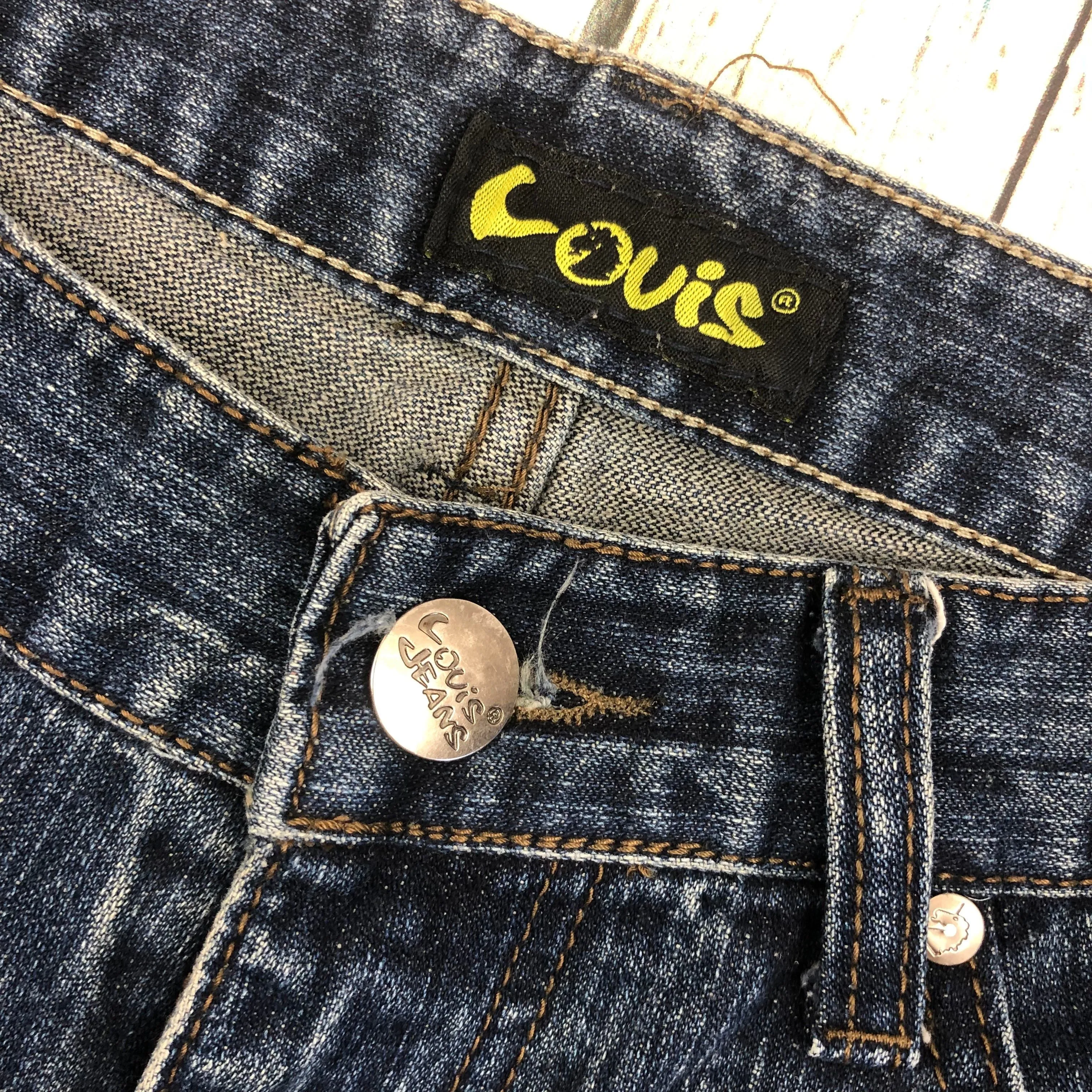 90's Louis Denim Comfort Fit Tapered Jeans - Size 35