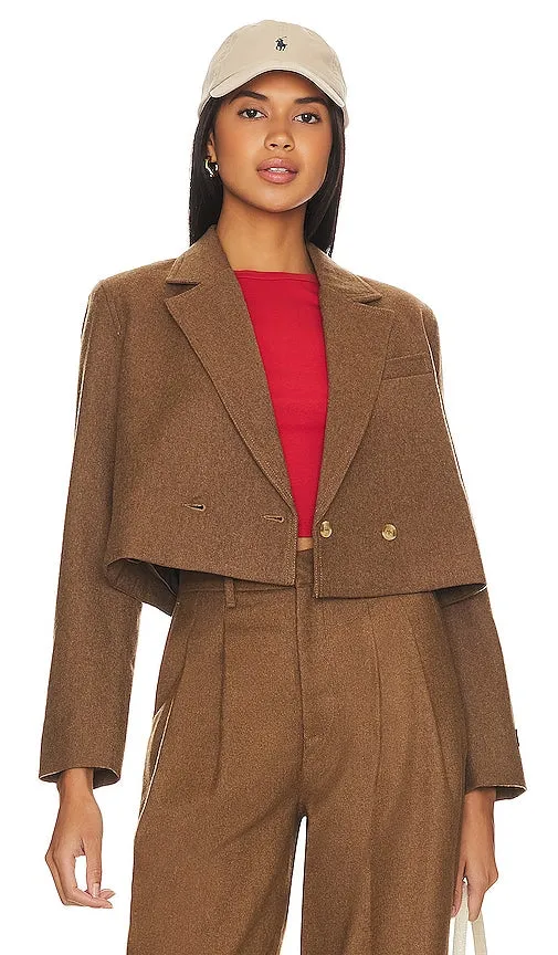 AG Jeans x Emrata Berlin Blazer in Brown