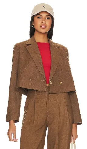 AG Jeans x Emrata Berlin Blazer in Brown