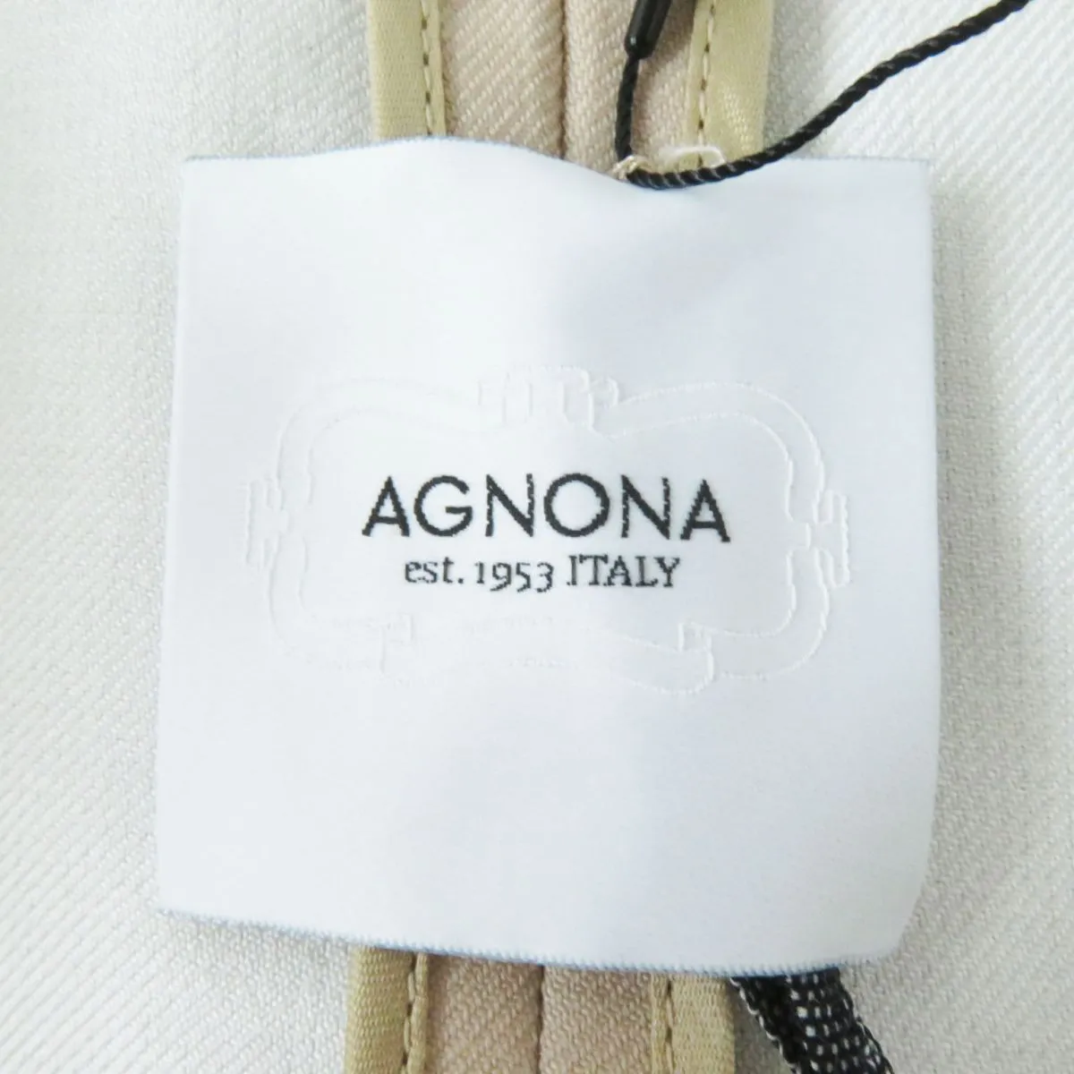 Agnona Women's Silk Wool Cotton Long Coat Beige