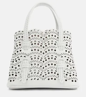 Alaia Mina Mini leather crossbody bag