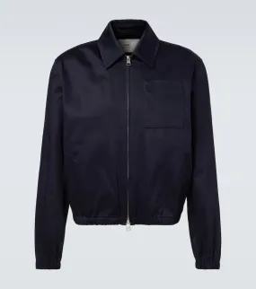 Ami Paris Ami de C√Ö¬ìur cotton satin jacket