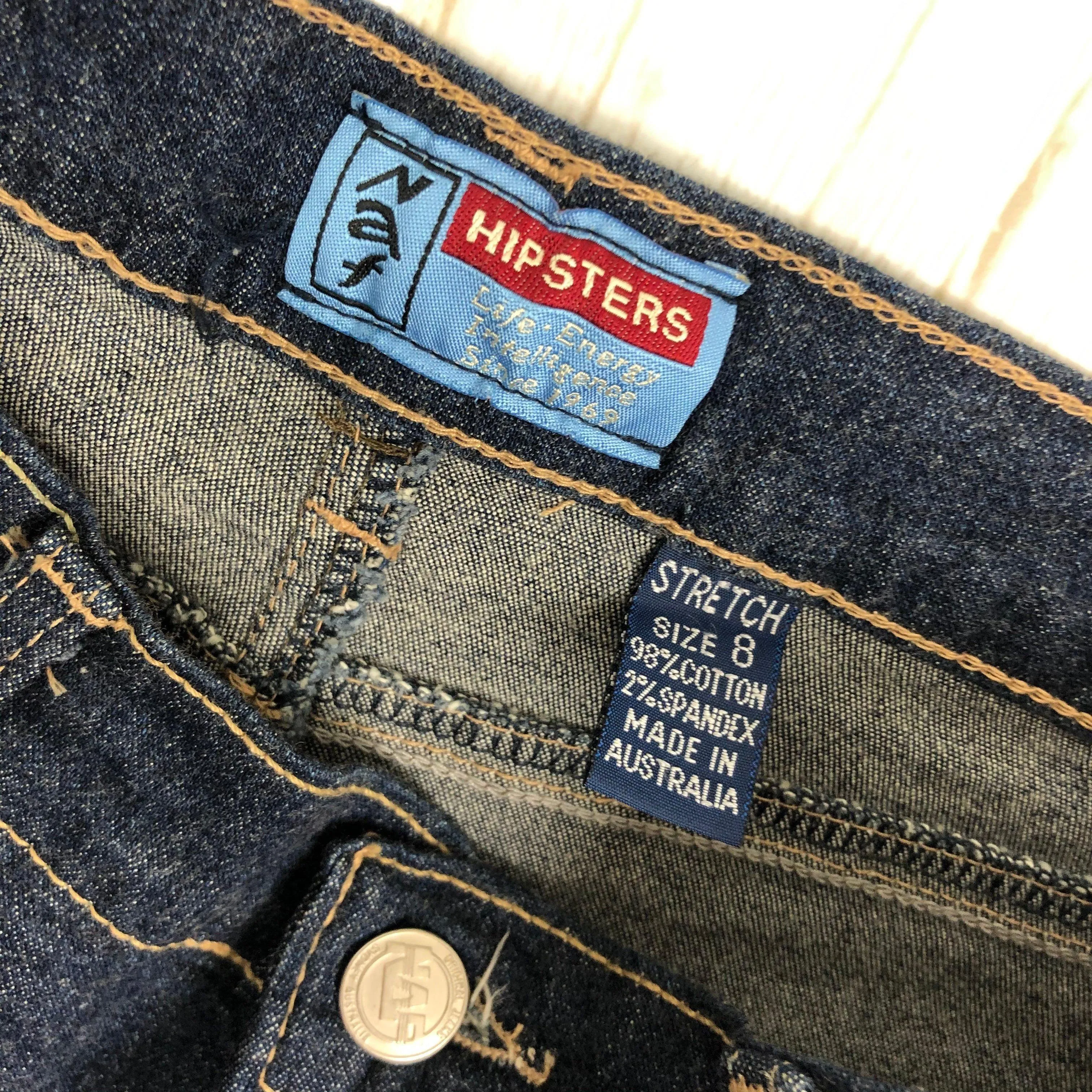 Australian Made Vintage 1980's NAF Stretch Hipsters- Size 8