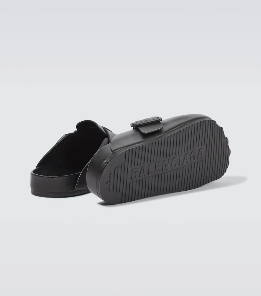 Balenciaga Sunday leather clogs