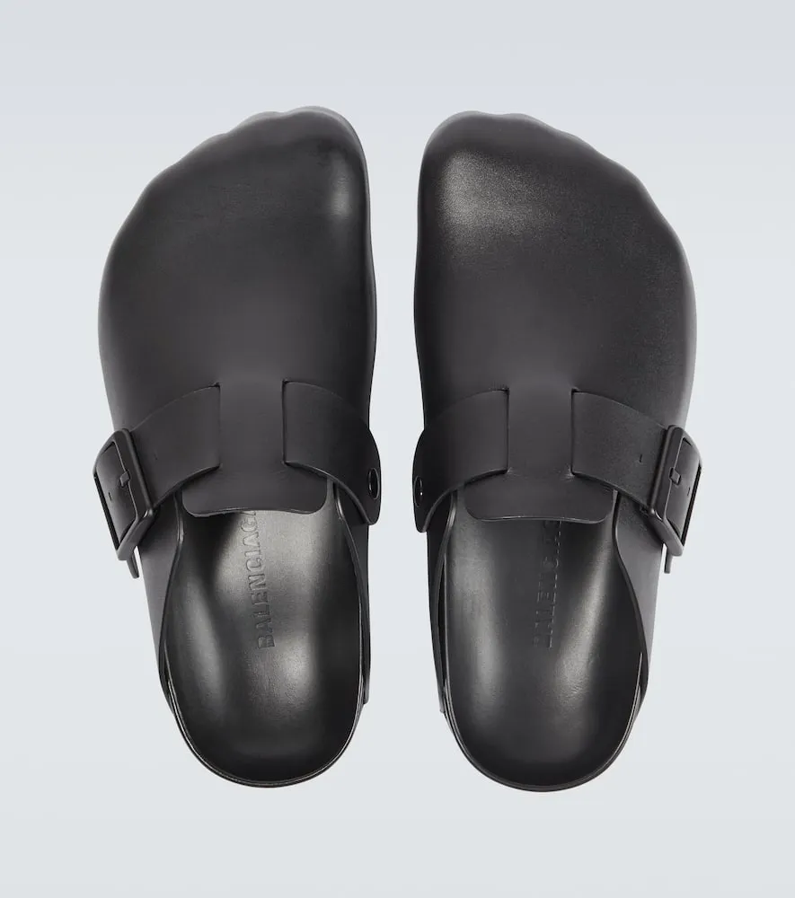 Balenciaga Sunday leather clogs