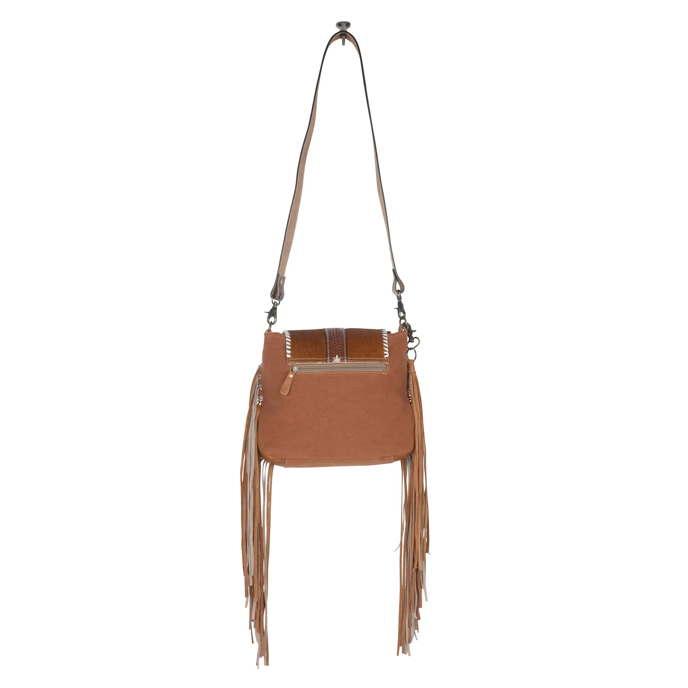 Beaded Frills Hand-Tooled Bag