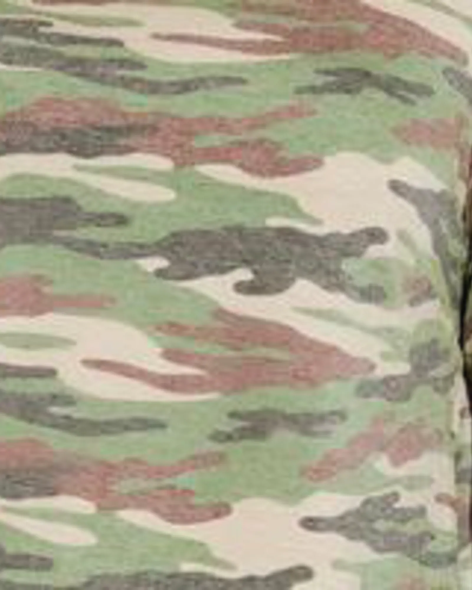 Camo Long Sleeve Tee | Light Green / Brown
