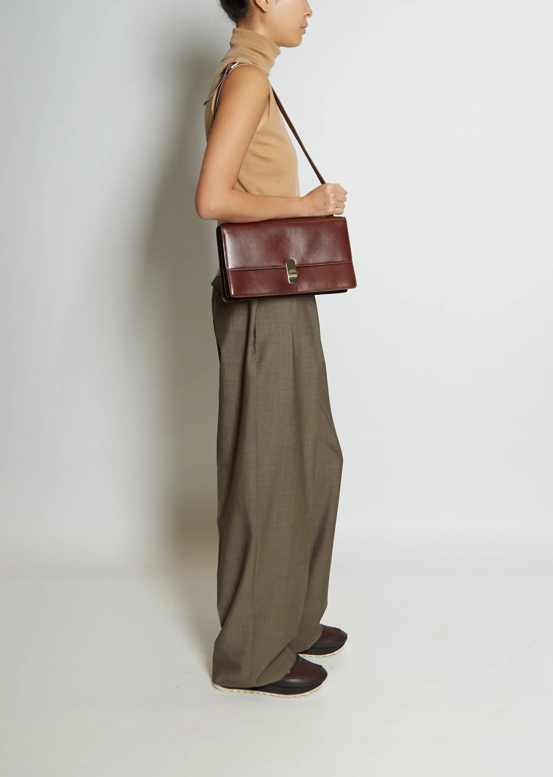 Clea Handbag — Cognac