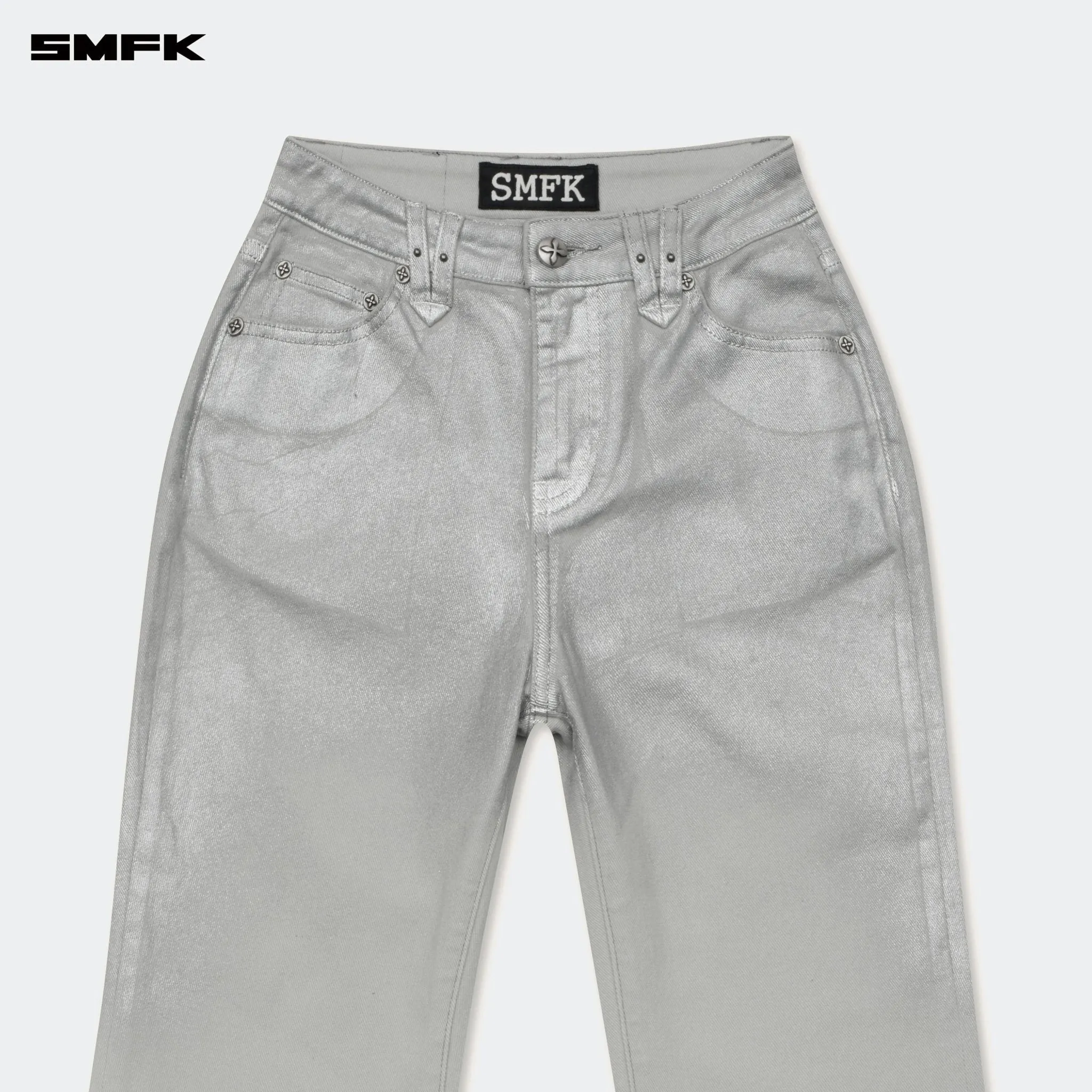 Compass Wild Classic Flared Jeans Silver