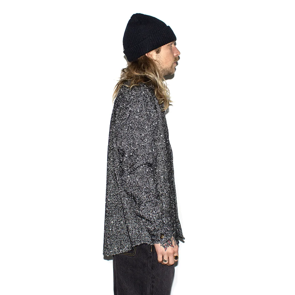 Herringbone Heavyweight Flannel Overshirt