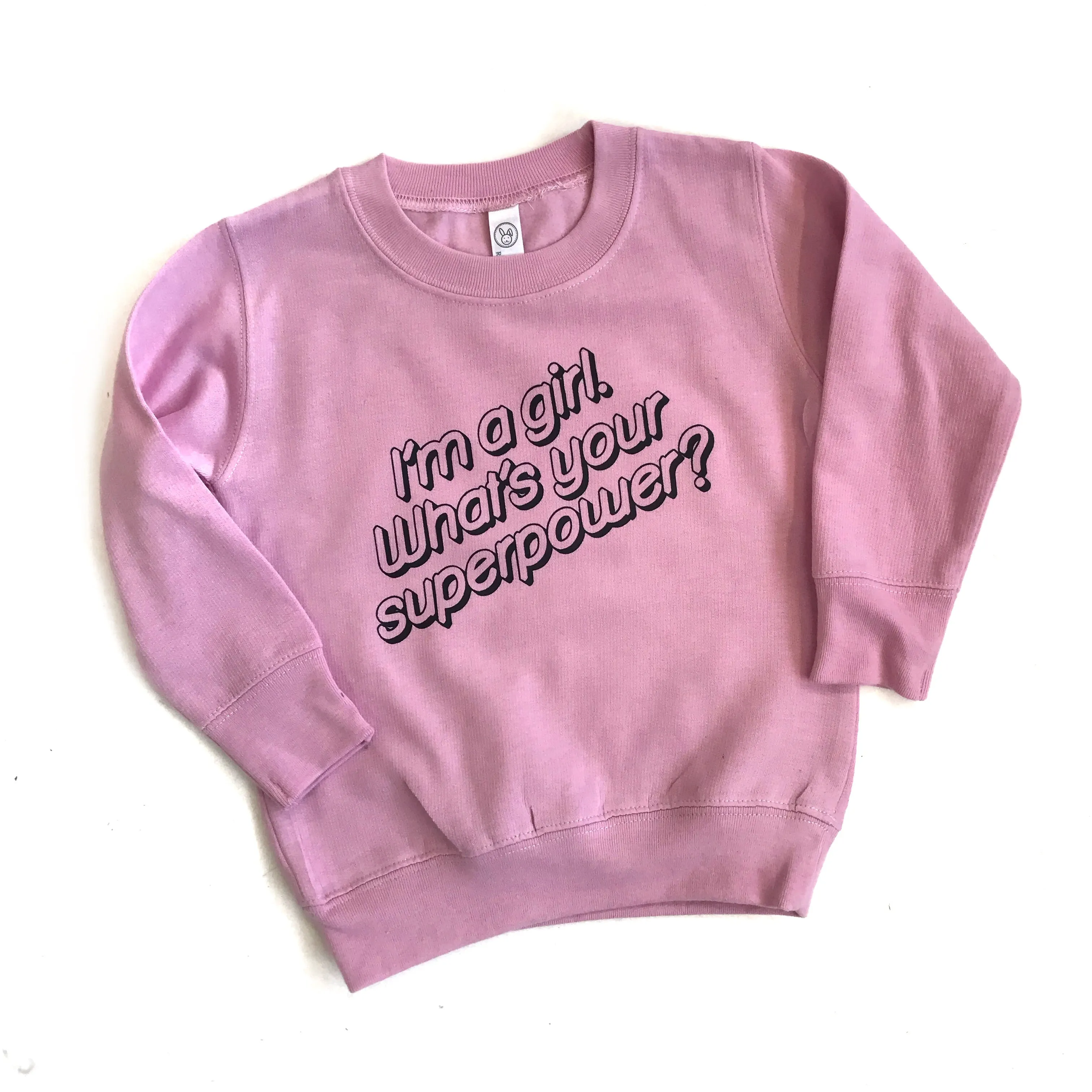 I'm A Girl What's Your Superpower? Crewneck Sweatshirt