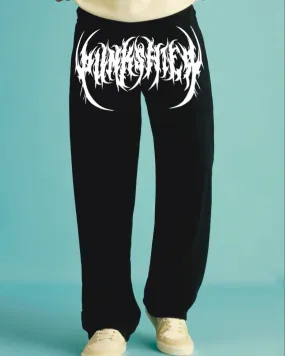 Men's Black Cotton Pant - Gothic Vibes(*)