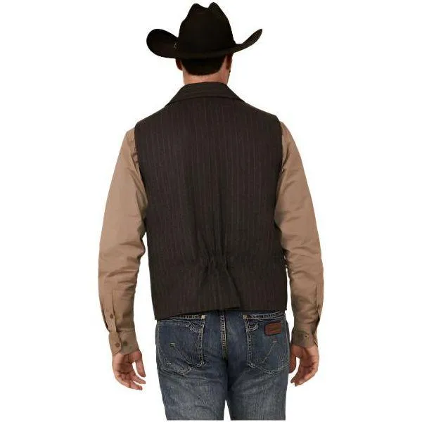 Men's Powder River Outfitters Montana Striped Wool Vest DM98C04048