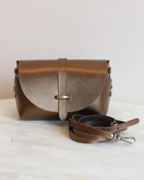 'My Passport' Barrel Bag | Bronze