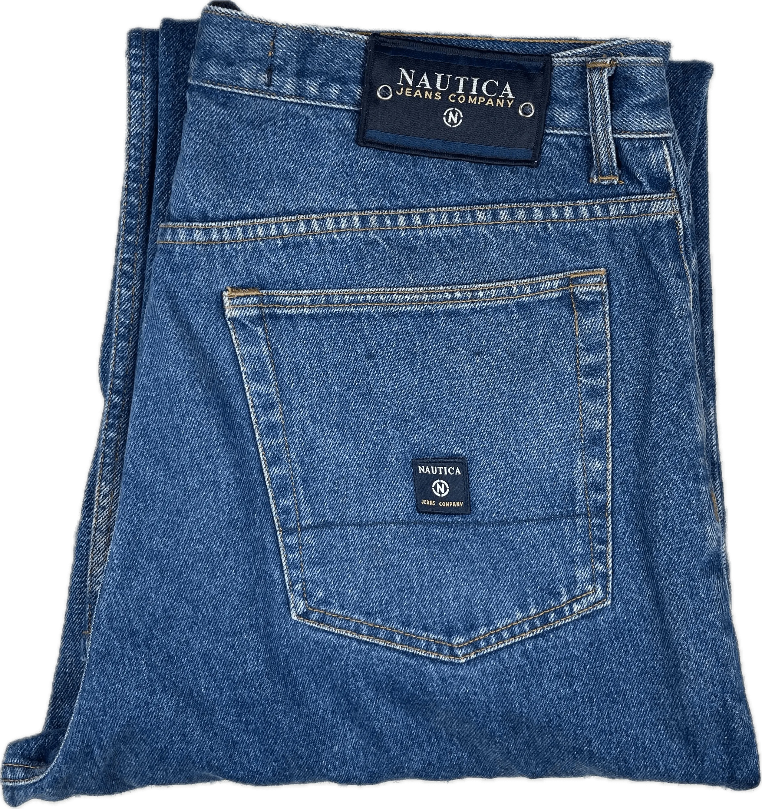 Nautica Mens Classic Easy Fit Jeans- Size 38