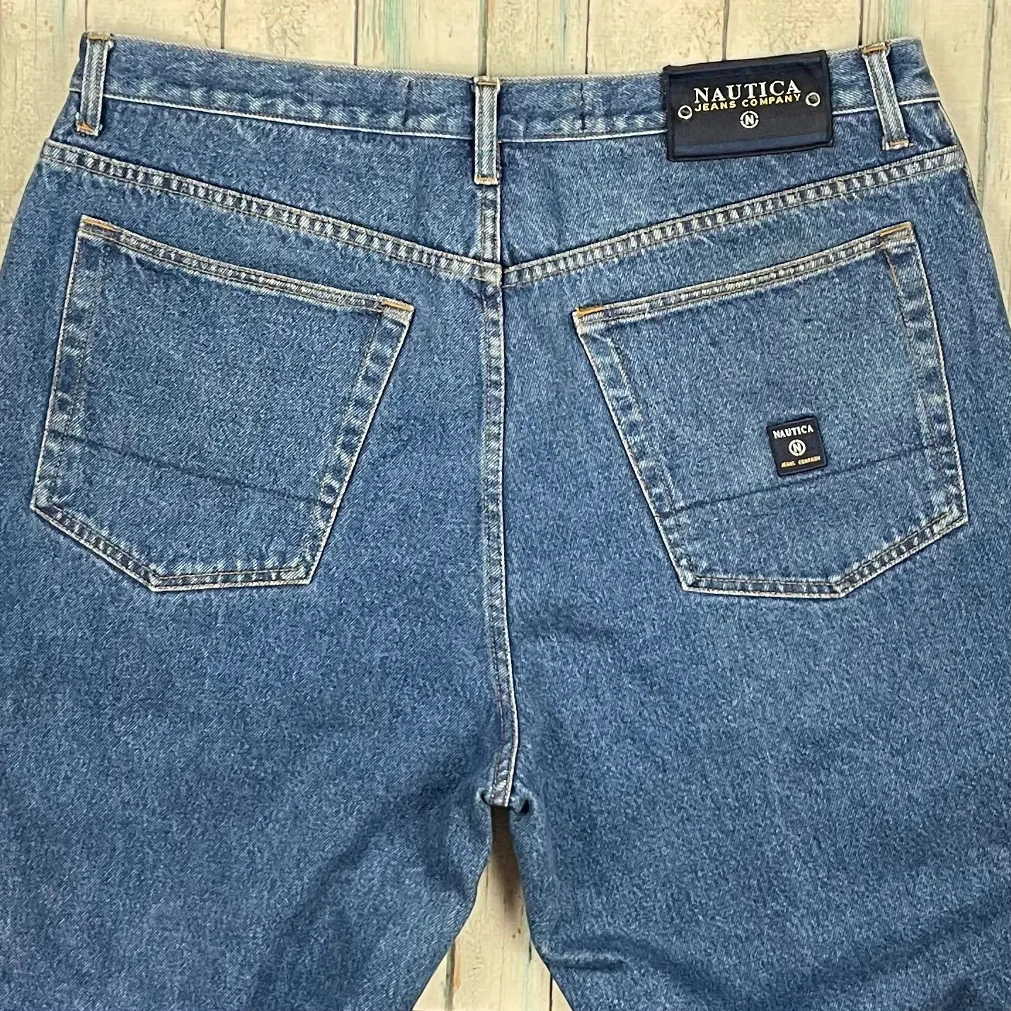 Nautica Mens Classic Easy Fit Jeans- Size 38