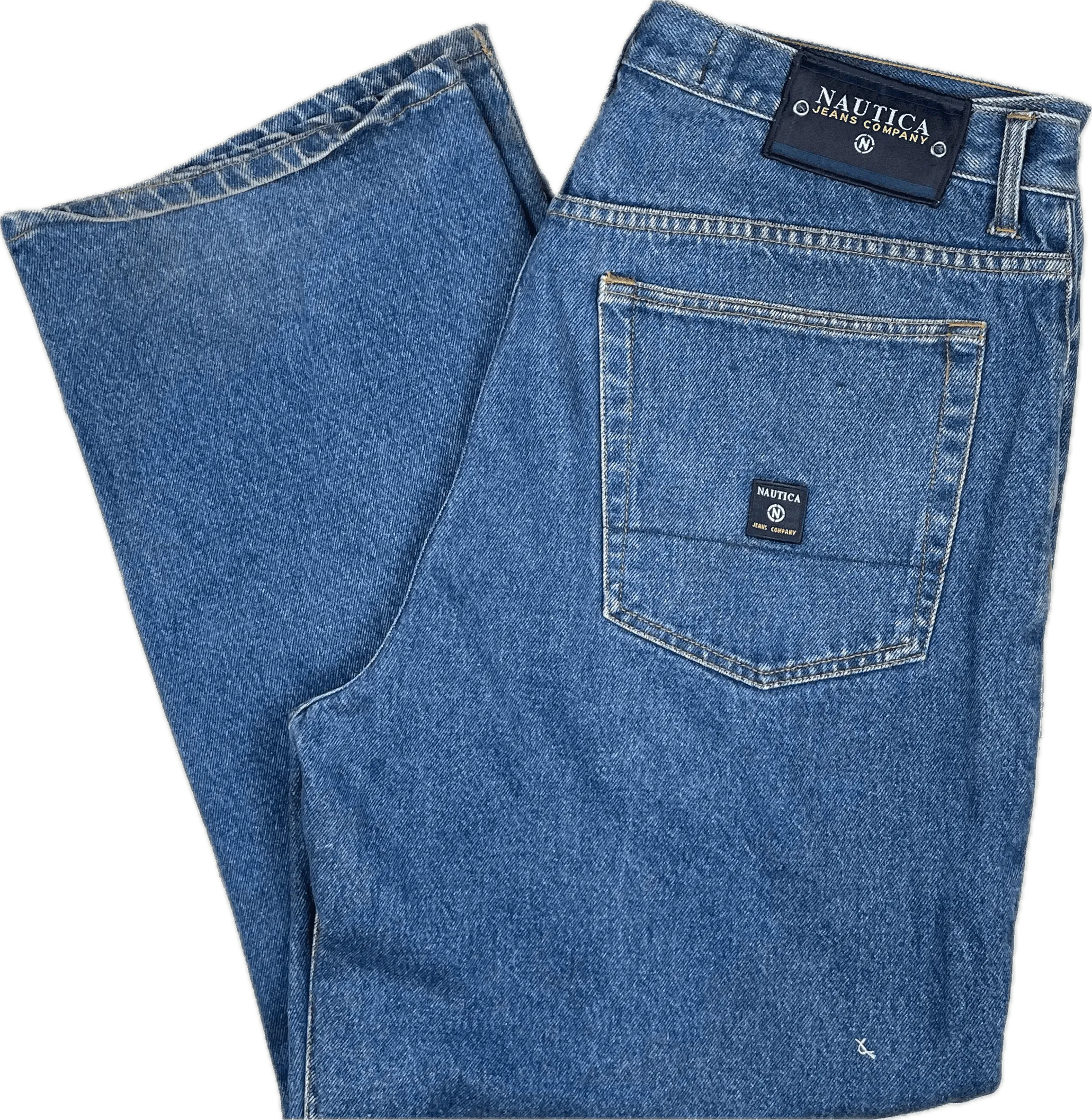 Nautica Mens Classic Easy Fit Jeans- Size 38