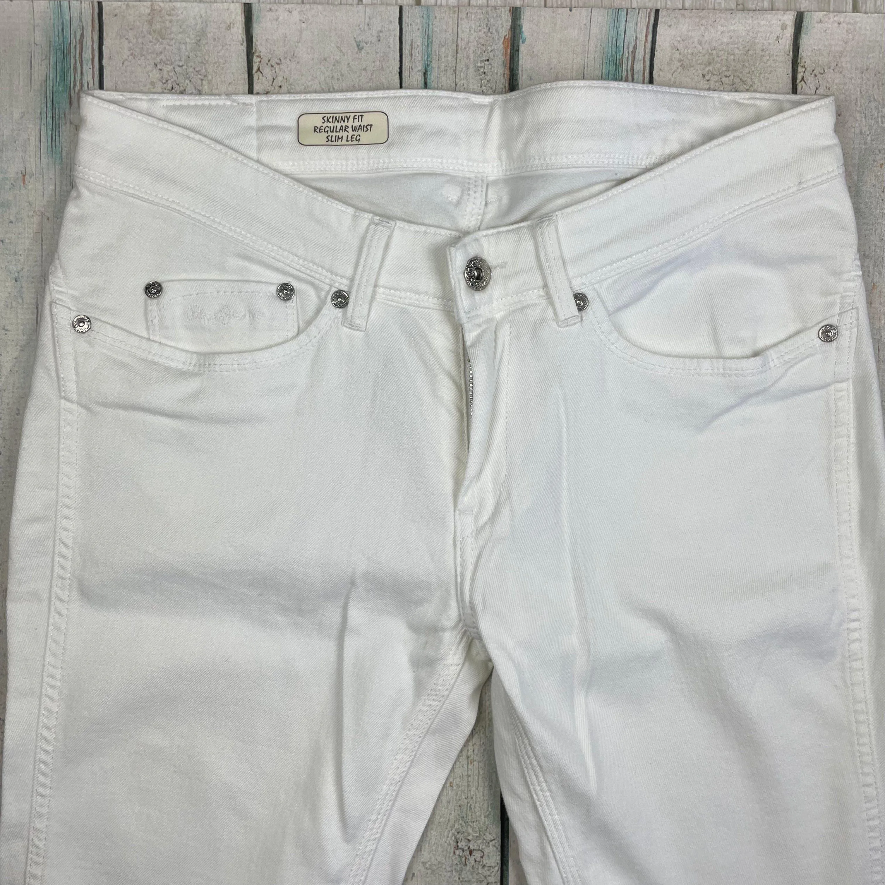 NEW - Pepe 'New Pixie' Ladies Low Rise Slim Fit Jeans- Size 31/34