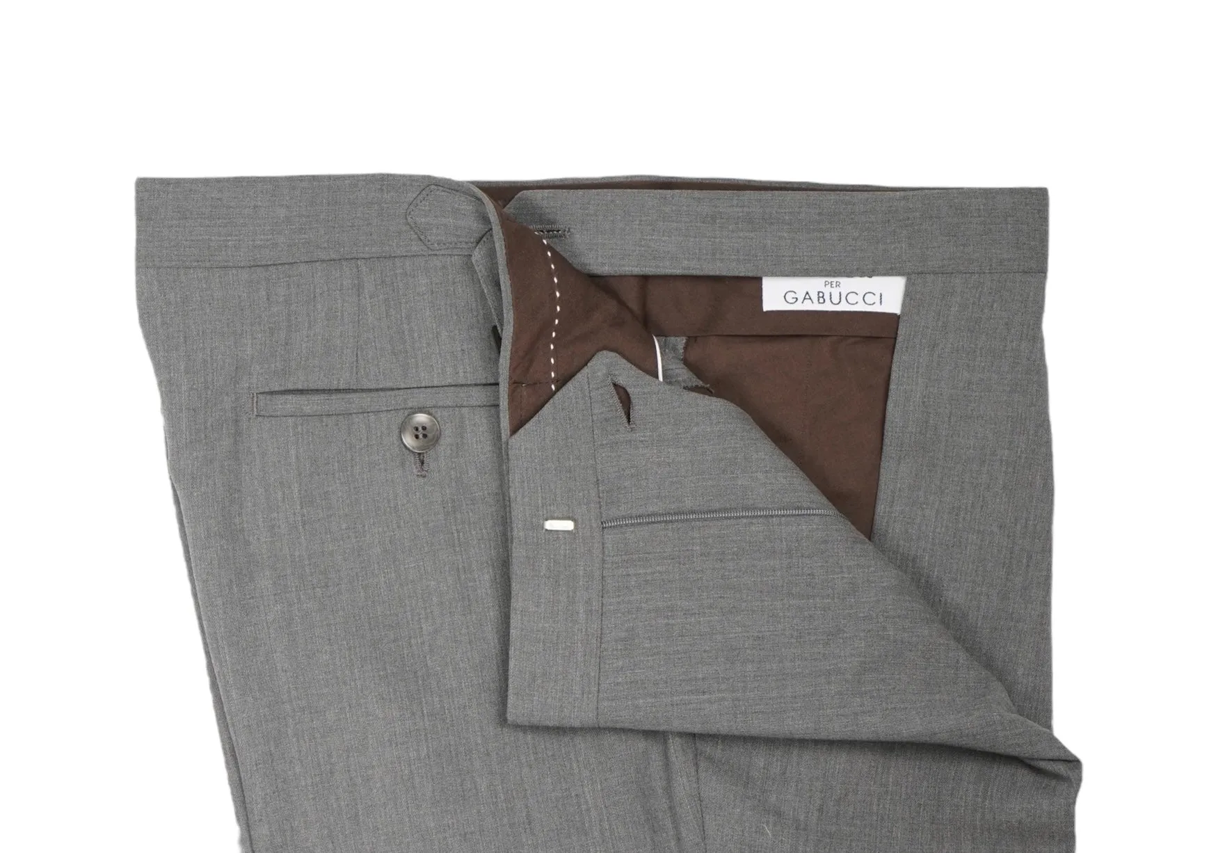 Rota For Gabucci – Grey Wool Trousers 50