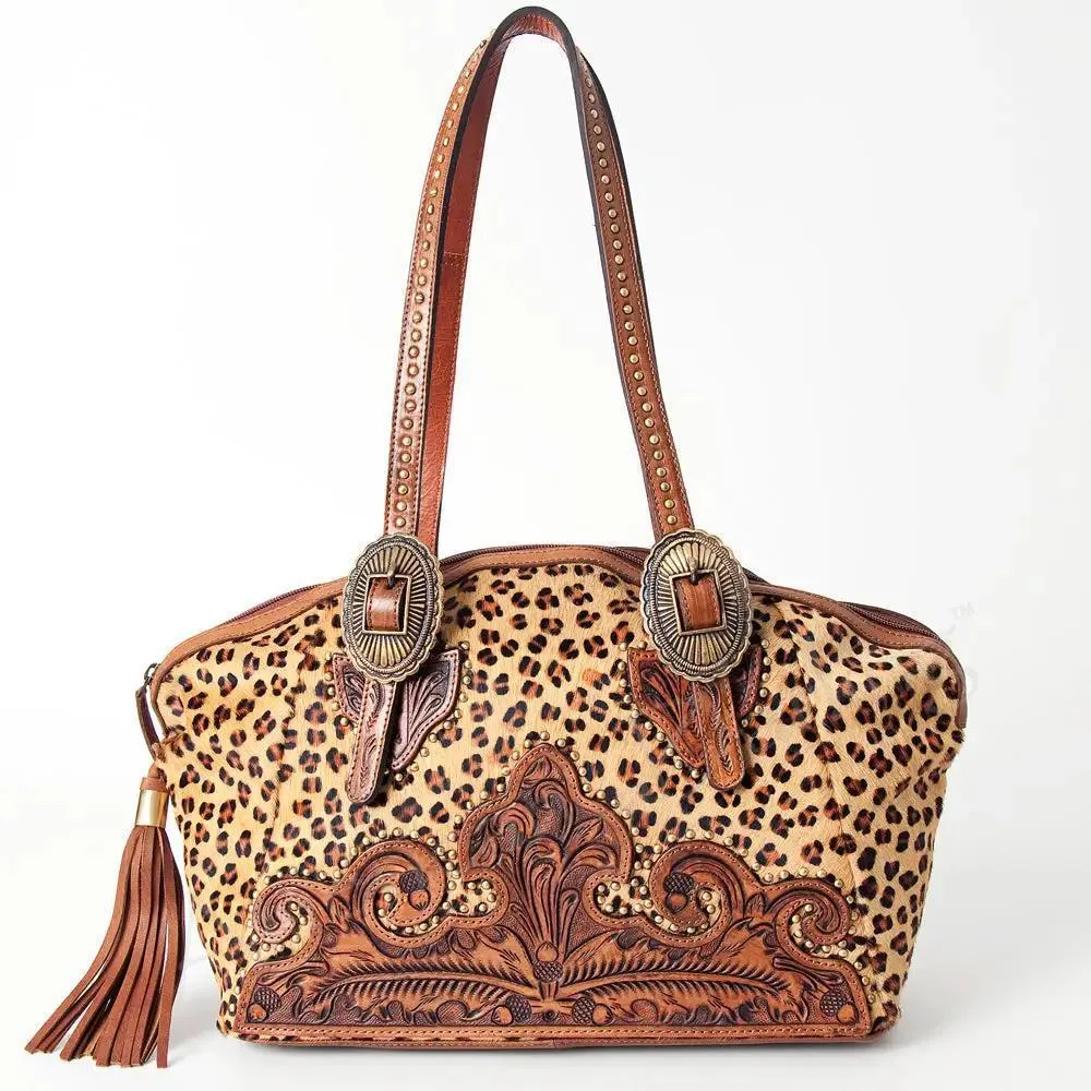 SAGE WOMEN'S LEATHER TOTE BAG