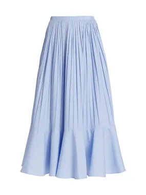 SOVERE /
 Focus Pleated Midi-Skirt