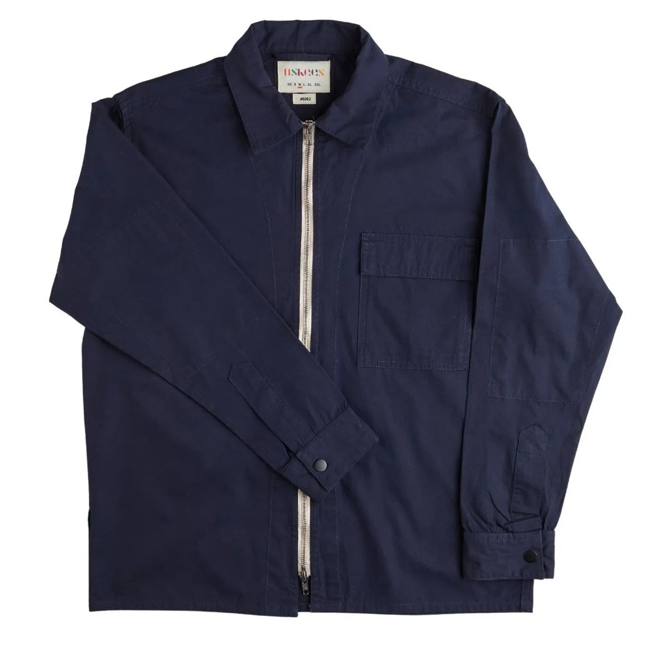 Uskees 6002 Lightweight Zip-Front Jacket Midnight Blue