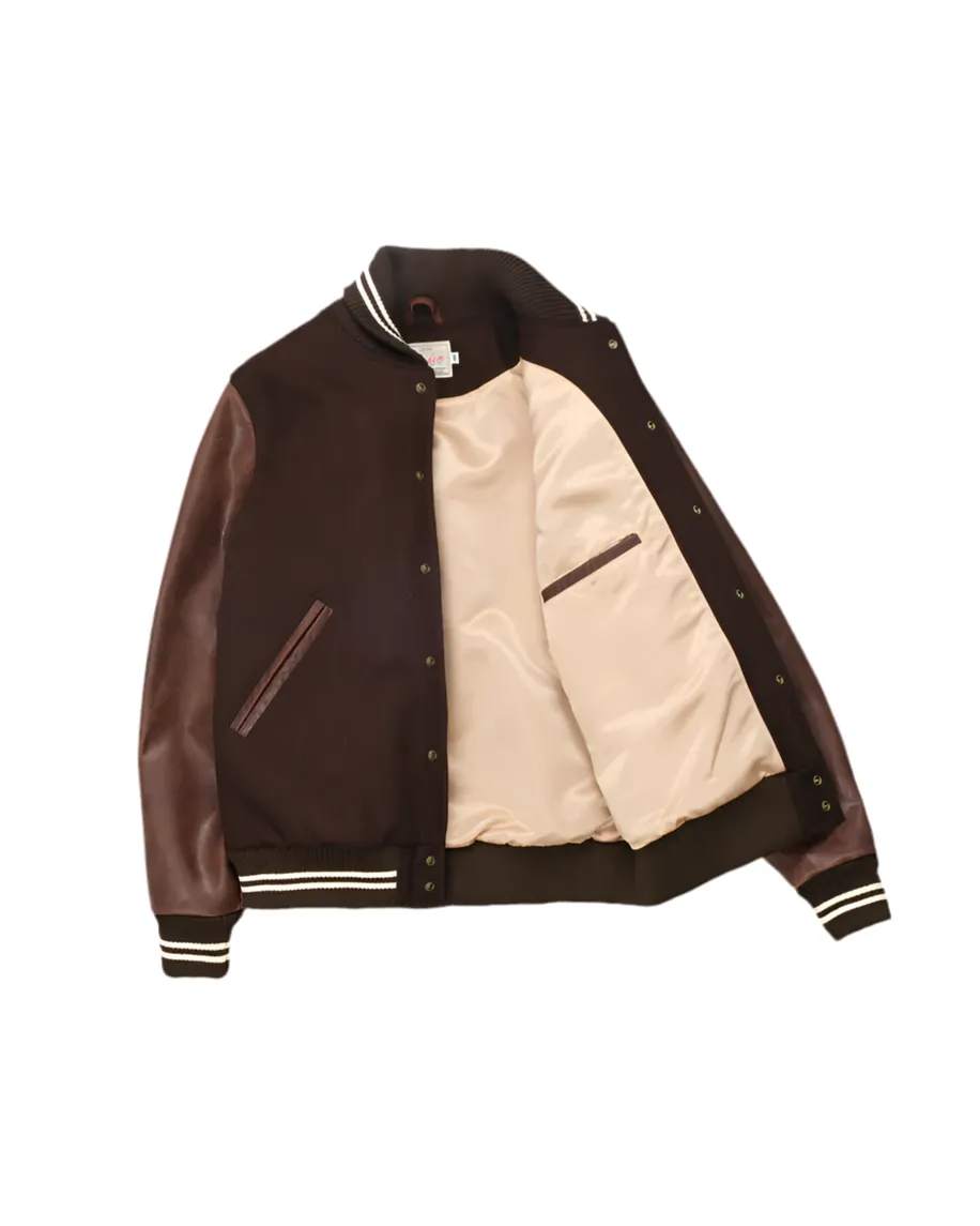 Varsity Jacket | Brown/Antique Brandy