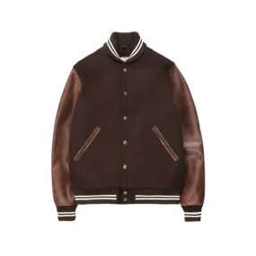 Varsity Jacket | Brown/Antique Brandy