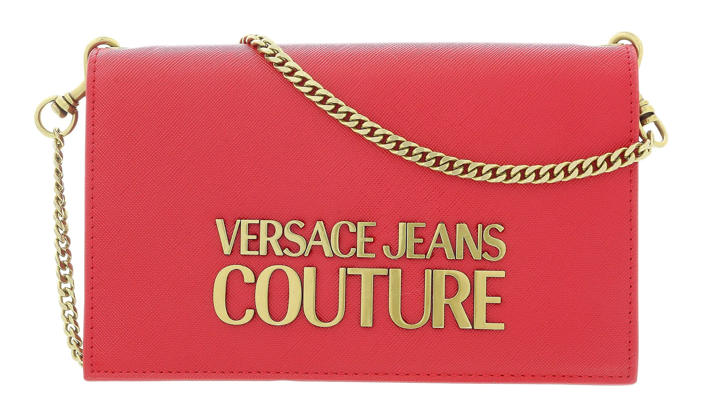 Versace Jeans Couture Red Signature Wallet on a Chain