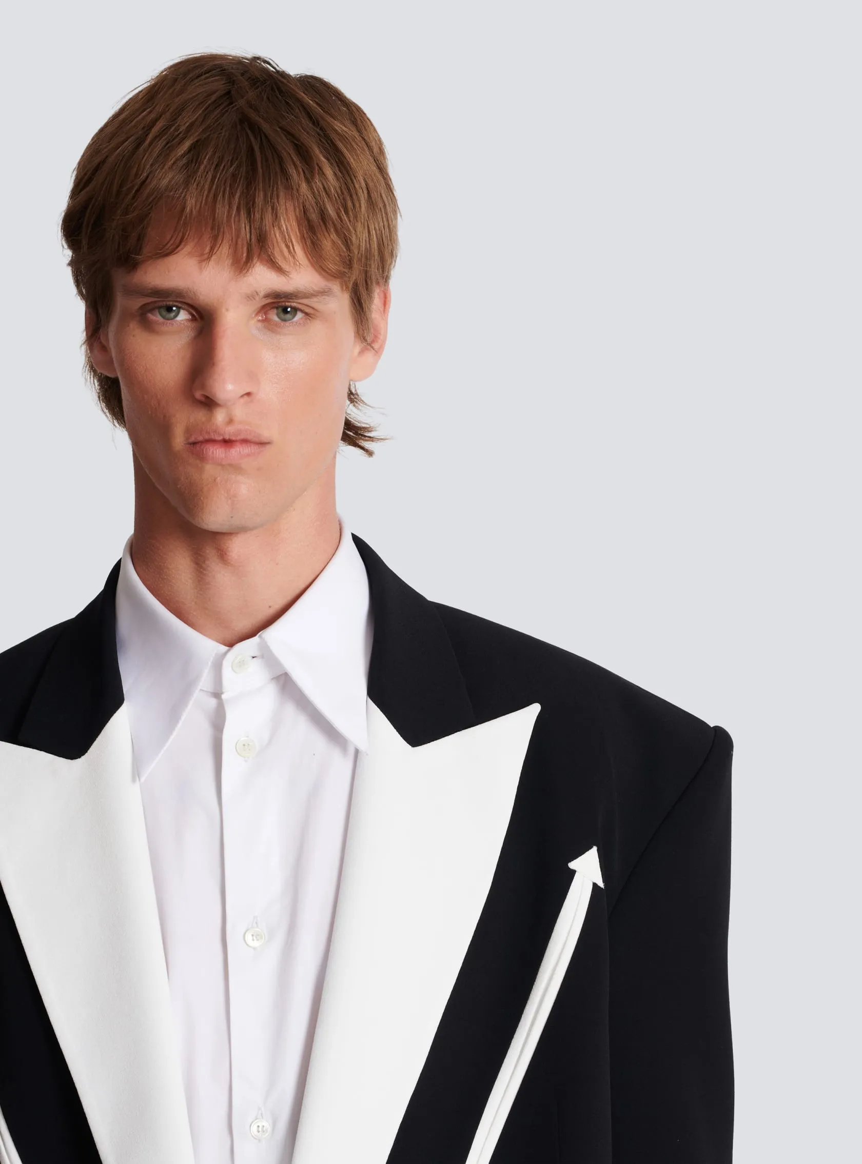 Western crepe blazer